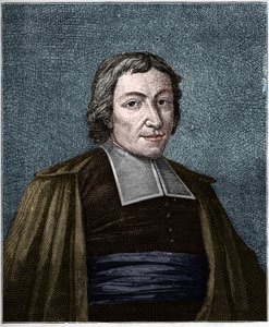 ジャン・バティスト・ドゥ・ラ・サール（Jean-Baptiste De La Salle）（1651-1719）フランスの宗教家、キリスト教学校の兄弟の信徒の創設者の肖像。19世紀のエングレーヴィング。 作： Unknown artist