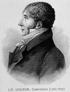 フランスの作曲家、ジャン・フランソワ・レスール（1762～1837）の肖像 作： Unknown artist