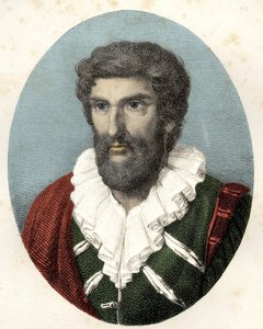 フランスの彫刻家、デザイナー、建築家であるジャン・グジョン（1510年～1566年頃）の肖像。 作： Unknown artist