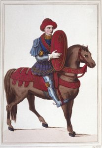 ジャン・ポトン（ザントレイユまたはサントレイユの領主）の肖像 フランスのマレシャル（1400年頃～1461年） ジャン・ポトンはジョーン・オブ・アークの仲間の一人です。 作： Unknown artist