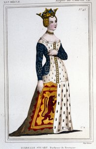 ジャンヌの肖像 - ブルターニュ公爵夫人イザベル・スチュアート（1426 - 1494/9）。
