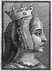 ジャンヌ・ド・オーヴェルニュ（1320年～1360年）善良なるジャンの妻。 作： Unknown artist