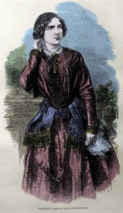 スウェーデンの歌手、ジェニー・リンド（1820-1887）の肖像。 作： Unknown artist