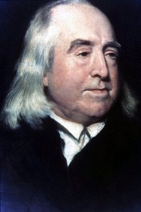ジェレミー・ベンサム（1748-1832）の肖像。 作： Unknown artist