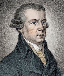 ヨハン・ゲオルク・アルブレヒツベルガー（1736-1809）の肖像 オーストリアの音楽家 - 。