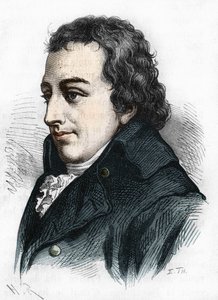 ヨハン・ゴットリープ・フィヒテの肖像。ドイツの哲学者（1762年〜1814年）。