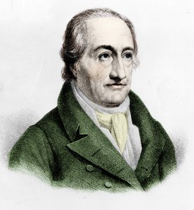 ヨハン・ヴォルフガング・フォン・ゲーテ（1749-1832）の肖像。 作： Unknown artist