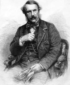 ジョン・レアード・メア・ローレンスの肖像。イギリスの行政官（1811年～1879年）。イギリス領インドの総督；1864年のエングレーヴィング。