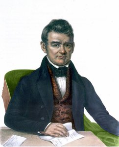 ジョン・ロスの肖像、エングレーヴィング 1843年