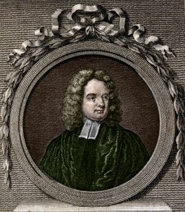 ジョナサン・スウィフトの肖像。アイルランドの作家（1667年～1745年）。 作： Unknown artist