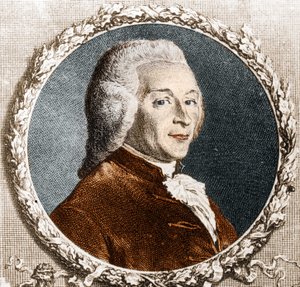 フランスの医師・政治家であるジョセフ・イグナス・ギヨタン（1738-1814）の肖像。