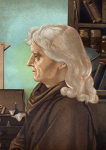 フランスの天文学者Joseph Jérôme Lefrançois de Lalande（1732-1807）の肖像。バルセロナ 1881