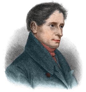 ヨーゼフ・カール・ベネディクト・フォン・アイヒェンドルフ（1788-1857）ドイツの詩人・小説家の肖像。 作： Unknown artist
