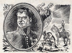 ヴィクトル・ユーゴーの父、フランスの将軍ジョゼフ・レオポルド・シギスベール・ユーゴーの肖像。1928年より。 作： Unknown Artist