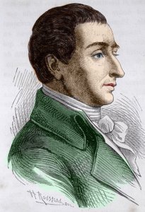 フランスの数学者、ジョセフ・ルイ・ド・ラグランジュ（1736-1813）の肖像。