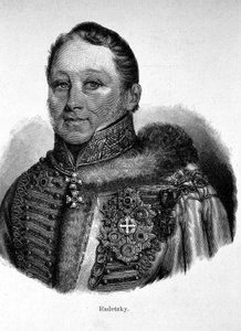フォン・ラデツ伯爵ヨーゼフ・ラデツキー（1766 - 1858）の肖像。 作： Unknown artist