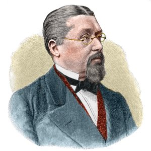 Joseph Victor von Scheffel (1826 -1886) ドイツの作家・詩人の肖像。