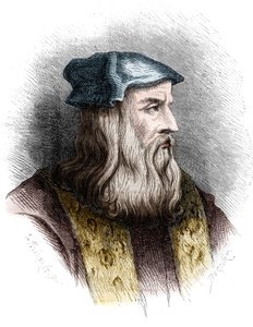 レオナルド・デ・ヴィンチの肖像（レオナルド・ダ・ヴィンチ）（1452-1519）イタリアの画家。