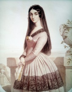 ロラ・モンテスまたはモンテス（またはマリア・ドローレス・ジルベール）（1818-1861）の肖像、ルイ1世・ド・バヴィエールのお気に入り