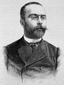 ルイ・バルトー（1862 - 1934）の肖像。H.マルタンの『フランス史』に掲載された19世紀末の版画。 作： Unknown artist