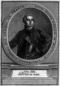 ルイ・ジョセフ・マルキ・ド・モンカルム（1712-1759）は、ケベックの征服で有名なフランス軍中将です。 作： Unknown artist