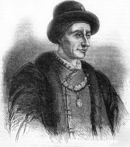 フランス王ルイ11世（1423-1483）の肖像。 作： Unknown artist