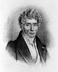 イタリアの作曲家、ルイジ・ケルビーニ（1760-1842）の肖像。