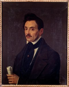 ルイジ・ギレルリ（19世紀）の肖像 ベース奏者 無名の絵画。19世紀ボローニャ, civico museo bibliografico musicale. 作： Unknown artist