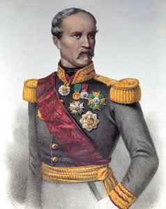 イタリアの田園風景の頃のMarechal Patrice de Mac Mahon (Mac-Mahon) (1808-1893)のポートレート 作： Unknown artist