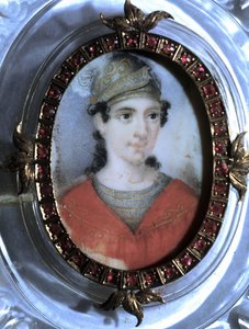 マリブラン（1808-1836）の歌手と呼ばれるマリア・ガルシアの肖像。19世紀の匿名のミニアチュール。