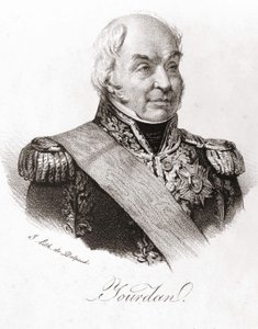ジャン・バティスト・ジュールダン元帥（1762 - 1833）の肖像。 作： Unknown artist