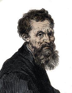 イタリア人彫刻家ミケランジェロ・ブオナローティの肖像 - ミケランジェロ・ブオナローティの肖像 このミッシェル・アンジェ（ミケランジェロまたはミケランジェロ。 作： Unknown artist