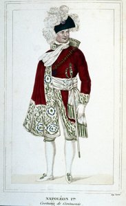 礼装したナポレオン1世（1769-1821）の肖像。 作： Unknown artist