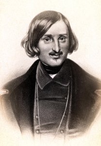 ニコライ・ヴァシリエヴィチの肖像、フランス語ではニコライ・ゴーゴリ（1809 - 1852）、ロシアの作家。エングレーヴィング（SD.19世紀