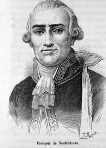 フランスの作家・政治家であるNicolas Louis Francois de Neufchateau（1750-1828）の肖像。