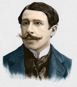 フランスの作家、ポール・アダム（1862-1920）の肖像。 作： Unknown artist