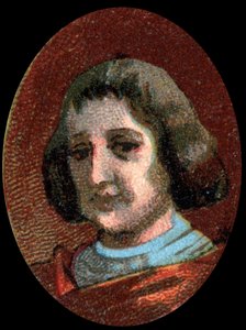 フランスのコラムニストPhilippe de Commines (Comynes or Comines) (1447-1511)の肖像。 作： Unknown artist