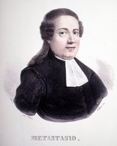 ピエール・メタスタス（またはピエトロ・メタスタシオ）（1698 - 1782）の肖像。 作： Unknown artist