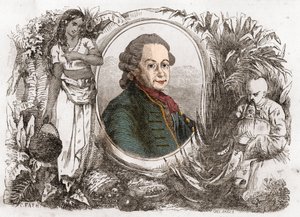 フランスの植民地行政官で農学者のピエール・ポワブル（1719-1786）の肖像。 作： Unknown artist