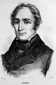 フランスの歴史家・政治家であるProsper Brugiere de Barante（1782 - 1866）の肖像。 作： Unknown artist