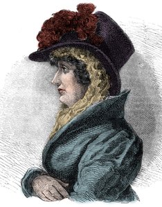 英国王ジョージ4世の妻、ブランズウィック家のキャロライン王妃（1768-1821）の肖像 - Caroline of Brunswick, Queen of Great Britain and Ireland (1768-1821), presort of George IV 作： Unknown artist