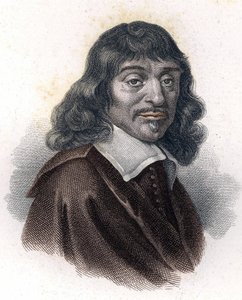 ルネ・デカルトの肖像、グラヴュール。19世紀 作： Unknown artist
