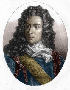 Rene Duguay Trouin (Duguay-Trouin) (Rene Trouin du Gue dit) (1673-1736)、フランスの船乗りの肖像。
