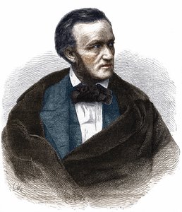 リヒャルト・ワーグナー（1813-1883）の肖像。 作： Unknown artist