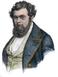 ドイツの政治家、ジャーナリスト、出版者、詩人であるロバート・ブルム（1807-1848）の肖像 - Robert Blum ドイツの政治家。 作： Unknown artist