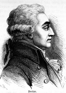 ルイ16世の裁判を担当した弁護士、ロマン・デゼ（De Seze）（1748-1828）の肖像。 作： Unknown artist
