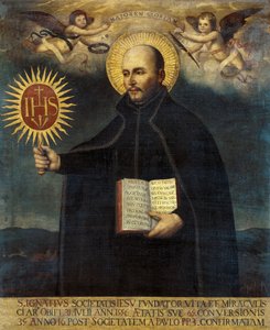 聖イグナス デ ロヨラの肖像 (1491-1556) 作： Unknown artist
