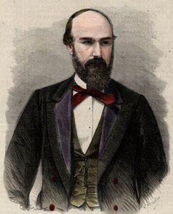 サントス・グティエレス（1820-1872）政治家、元コロンビア合衆国大統領の肖像。L