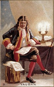 フランス元帥Sébastien Le Prestre de Vauban (1633-1707)の肖像。 作： Unknown artist