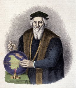イタリアの航海士、セバスティアン・カボット（1476-1557）の肖像。(Sebastiano Caboto）。)